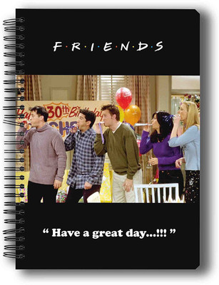 MC SID RAZZ A5 Notebook(Friends-Tv Series, Multicolor, Pack of 2)