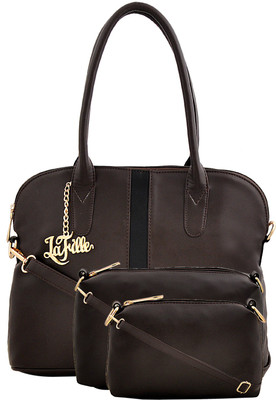 Lafille Hand-held Bag(Brown)