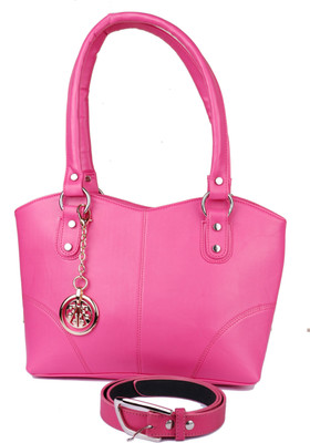 Women Marks Hand-held Bag(Pink)