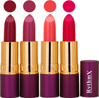 Rythmx Plum,Purple,Peaches Pink,Hot Pink Long Lasting Lisptick Set(Plum,Purple,Peaches Pink,Hot Pink)
Rythmx Plum,Purple,Peaches Pink,Hot Pink Long Lasting Lisptick Set(Plum,Purple,Peaches Pink,Hot Pink)