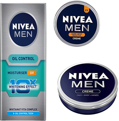 Nivea MEN DARK SPOT REDUCTION CREME 75 ML+ MEN CREME 75+ MEN OIL CONTROL MOISTURIZER 20 ML(75 ml)
Nivea MEN DARK SPOT REDUCTION CREME 75 ML+ MEN CREME 75+ MEN OIL CONTROL MOISTURIZER 20 ML(75 ml)