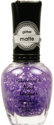 KleanColor Glitter Matte Nail Lacquer Playful Lavender