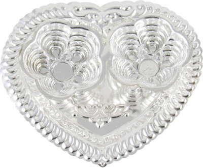 GoldGiftIdeas Small Heart Shape Kankavati, Pooja Items for Home, Silver Plated(Silver)
GoldGiftIdeas Small Heart Shape Kankavati, Pooja Items for Home, Silver Plated(Silver)