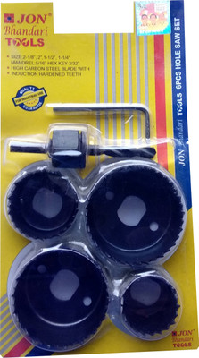 JON BHANDARI 6 PC HOLESAW CUTTER SET Hand Tool Kit(6 Tools)