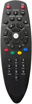LipiWorld Setup Box Compatible For VIDEOCON D2H Remote Controller(Black)