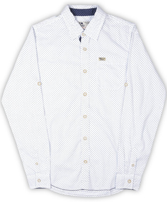 Flying Machine Boys Printed Casual White Shirt
Flying Machine Boys Printed Casual White Shirt