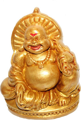 Sarvsiddhi Terracotta Big Laughing Buddha Showpiece Sit on Chair Decorative Showpiece - 15 cm(Terracotta, Gold)
Sarvsiddhi Terracotta Big Laughing Buddha Showpiece Sit on Chair Decorative Showpiece - 15 cm(Terracotta, Gold)