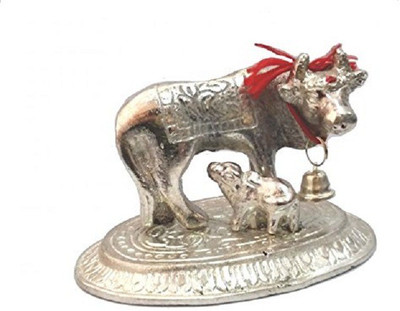AIR9999 MATA KAMDHENU WITH CALF IDOL STATUE IN WHITE METAL Decorative Showpiece - 5 cm(Zinc, White)
AIR9999 MATA KAMDHENU WITH CALF IDOL STATUE IN WHITE METAL Decorative Showpiece - 5 cm(Zinc, White)
