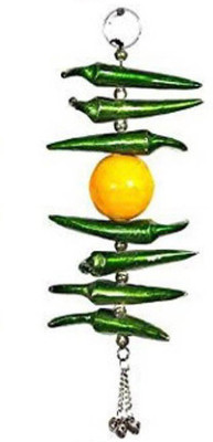 GIRISHA AND SON Green Aluminums Nimbu Mirchi Showpiece Idol Showpiece - 9 cm (Iron, Multicolor) Decorative Showpiece - 9 cm(Iron, Multicolor)
GIRISHA AND SON Green Aluminums Nimbu Mirchi Showpiece Idol Showpiece - 9 cm (Iron, Multicolor) Decorative Showpiece - 9 cm(Iron, Multicolor)