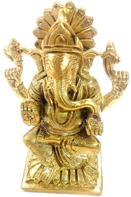 Aarna Craft Panch Dhatu Ganpati for Pooja and Gift purpose | Detailed and crafted | God Statue Sculpture Indian Decor Hindu Religion gift Decorative Showpiece - 10.5 cm(Copper, Brown)
Aarna Craft Panch Dhatu Ganpati for Pooja and Gift purpose | Detailed and crafted | God Statue Sculpture Indian Decor Hindu Religion gift Decorative Showpiece - 10.5 cm(Copper, Brown)