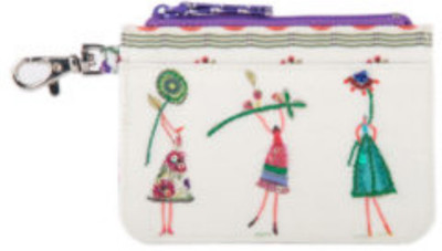 pinaken Women Multicolor Canvas Wallet(4 Card Slots), Beige 
pinaken Women Multicolor Canvas Wallet(4 Card Slots), Beige