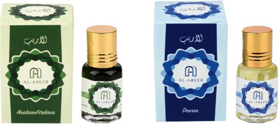 AL AREEB EXCLUSIF SERIES COLLECTION COMBO PACK OF 2 ARABIAN FIRDAUS & DEWAN Herbal Attar(Jannat ul Firdaus)
AL AREEB EXCLUSIF SERIES COLLECTION COMBO PACK OF 2 ARABIAN FIRDAUS & DEWAN Herbal Attar(Jannat ul Firdaus)