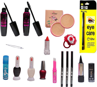 ADS Complete Mini MakeUp Combo (16 in 1)(Set of 16)