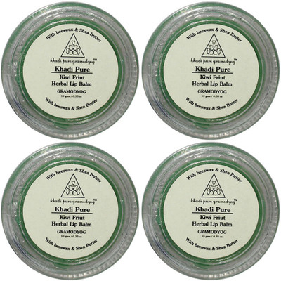 Khadi Pure Herbal Kiwi Lip Balm Fruity(Pack of: 4, 40 g) 
Khadi Pure Herbal Kiwi Lip Balm Fruity(Pack of: 4, 40 g)