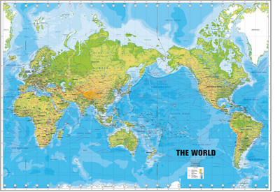 World Map Peel and Stick Wall Poster ( 40 X 60 Inch) Paper Print(102 inch X 152 inch, Rolled)
World Map Peel and Stick Wall Poster ( 40 X 60 Inch) Paper Print(102 inch X 152 inch, Rolled)