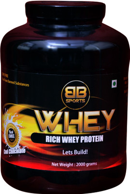 BB Sports Nutrition BB Sports Rich Whey Protein 2Kg Chocolate Whey Protein(2000 g, Chocolate)