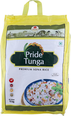 Pride Tunga Premium Sona Masoori Rice (Raw)(10 kg)