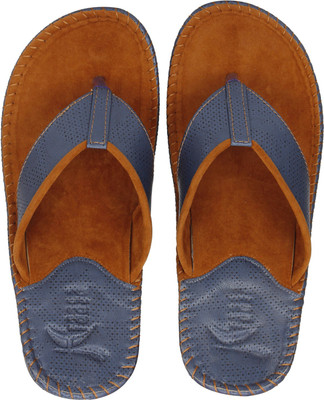 Kraasa Slippers, Tan::blue