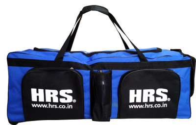 HRS Tournament Cricket Kitbag with wheels Cricket Bag(Blue, Wheeler), Blue/black