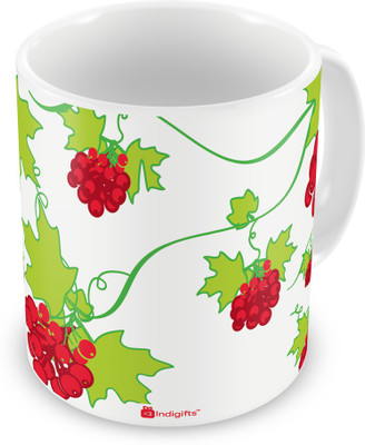 Indigifts Climbing Wines Red Grapes Bunch Printed White Ceramic (330 ml) ( Xmas Gift For Her, Him, Boy, Girl, Dad, Mom, Friends, Family ) - Christmas Decorations Ceramic Mug(330 ml)
Indigifts Climbing Wines Red Grapes Bunch Printed White Ceramic (330 ml) ( Xmas Gift For Her, Him, Boy, Girl, Dad, Mom, Friends, Family ) - Christmas Decorations Ceramic Mug(330 ml)