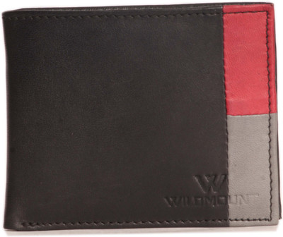 Wildmount Men Black, Red Genuine Leather Wallet(8 Card Slots), Black red grey
Wildmount Men Black, Red Genuine Leather Wallet(8 Card Slots), Black red grey
