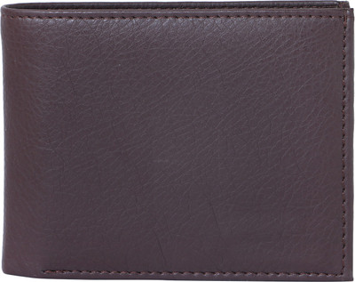 Amour Propre Men Brown Genuine Leather Wallet(3 Card Slots)