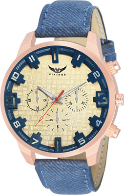 VIKINGS VIKING-GENTS-123-WHITE-BLUE-COLOURED GLASS WATCH COLORED GLASS Watch - For Boys
VIKINGS VIKING-GENTS-123-WHITE-BLUE-COLOURED GLASS WATCH COLORED GLASS Watch - For Boys