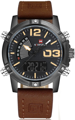 Naviforce AQUANAVIFORCE001 NAVIFORCE 9095 Men's Fashion Sport Watches Men Quartz Analog LED Clock date Man Leather Military 30m Waterproof Japan Watch-Brown Watch - For Men
Naviforce AQUANAVIFORCE001 NAVIFORCE 9095 Men's Fashion Sport Watches Men Quartz Analog LED Clock date Man Leather Military 30m Waterproof Japan Watch-Brown Watch - For Men