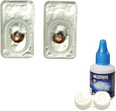 Eyeshine Brown Colored contact Lens with case and solution Half-yearly Contact Lens(0, Brown, Pack of 2)
Eyeshine Brown Colored contact Lens with case and solution Half-yearly Contact Lens(0, Brown, Pack of 2)