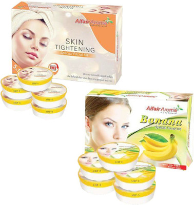 Alfair Aroma Skin Tightening Banana Facial Kit 900 g(Set of 2)