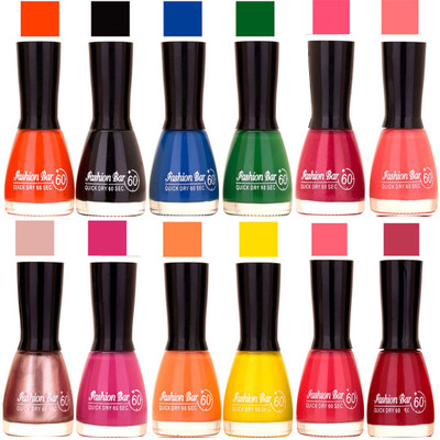 Fashion Bar Candy different Disco Shades Nail polish combo 1254 Multicolor(Pack of 12)
Fashion Bar Candy different Disco Shades Nail polish combo 1254 Multicolor(Pack of 12)