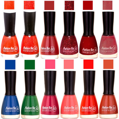 Fashion Bar Candy different Disco Shades Nail polish combo 1270 Multicolor(Pack of 12)
Fashion Bar Candy different Disco Shades Nail polish combo 1270 Multicolor(Pack of 12)