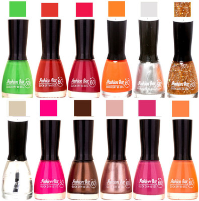 Fashion Bar Candy different Disco Shades Nail polish combo 1276 Multicolor(Pack of 12)
Fashion Bar Candy different Disco Shades Nail polish combo 1276 Multicolor(Pack of 12)
