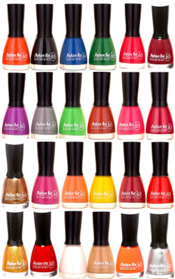 Fashion Bar Candy Big Nail polish Combo 1290 Multicolor(Pack of 24)
