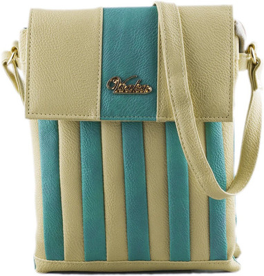 voaka Women Casual Beige PU Sling Bag