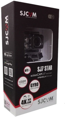 SJCAM 4K High Definition SJ 7 Star Sports and Action Camera(Black, 12 MP)