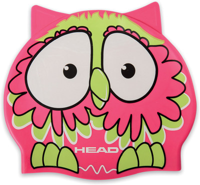 Head Meteor Swimming Cap(Pink, Pack of 1), Pink lime
