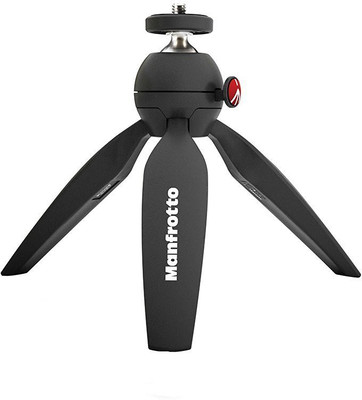 manfrotto MTPIXI-B Tripod(Black, White, Supports Up to 1000 g)