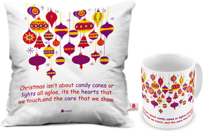 Indigifts Cushion, Mug Gift Set