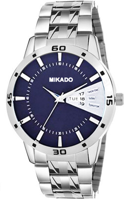 Mikado New Blue dial dy and date functional design watch for men's and boy's Watch - For Men
Mikado New Blue dial dy and date functional design watch for men's and boy's Watch - For Men
