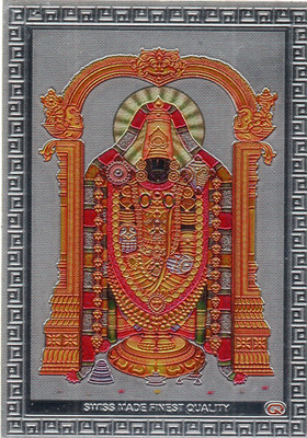 SMART SKILL SPRITIUAL PRODUCTS - POCKET OR PURSE ID SIZE श्री तिरुपति बालाजी चित्र ON SILVER PLATTED SHEET Plated Yantra(Pack of 1)
SMART SKILL SPRITIUAL PRODUCTS - POCKET OR PURSE ID SIZE श्री तिरुपति बालाजी चित्र ON SILVER PLATTED SHEET Plated Yantra(Pack of 1)