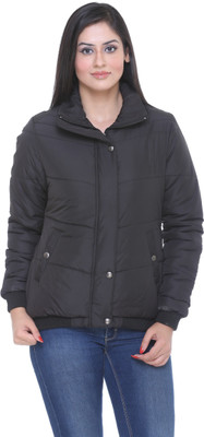 Trufit Full Sleeve Solid Women's Jacket, Black