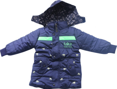 Ishika Garments Full Sleeve Printed Baby Girls Jacket, Blue