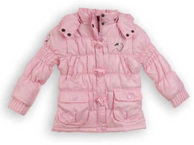 Lilliput Full Sleeve Solid Baby Girls Jacket, Pink