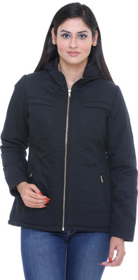 Trufit Full Sleeve Solid Women's Jacket, Black
