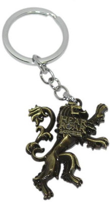 Aura Imported Double Sided Metal Hear Me Roar Game Of Thrones Key Chain