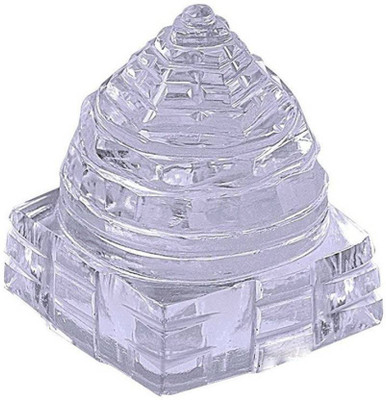 Craft Mart Original Crystal/Sphatik Shri Yantra For Health,Wealth & Goodluck Crystal Yantra (Pack of 1) Decorative Showpiece - 4 cm(Crystal, Clear)
Craft Mart Original Crystal/Sphatik Shri Yantra For Health,Wealth & Goodluck Crystal Yantra (Pack of 1) Decorative Showpiece - 4 cm(Crystal, Clear)