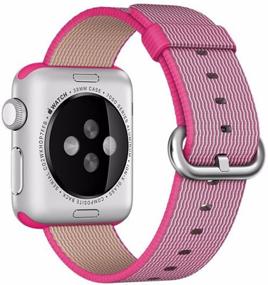 J Replacement Watch Strap Woven_07 Smart Watch Strap(Pink)
