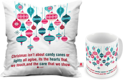 Indigifts Cushion, Mug Gift Set