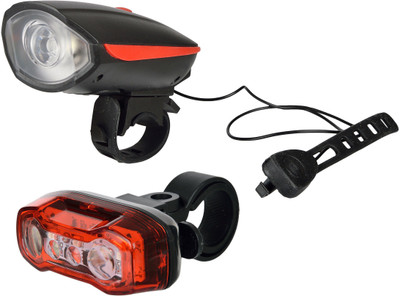 Dark Horse Bicycle 3 Mode LED USB Front Light & Horn & 1 Watt LED Battery Twin Eye Red & Blue Lights Red LED Front Rear Light Combo(Red)
Dark Horse Bicycle 3 Mode LED USB Front Light & Horn & 1 Watt LED Battery Twin Eye Red & Blue Lights Red LED Front Rear Light Combo(Red)